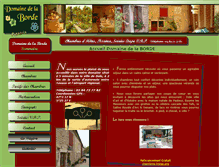 Tablet Screenshot of domaine-delaborde.fr